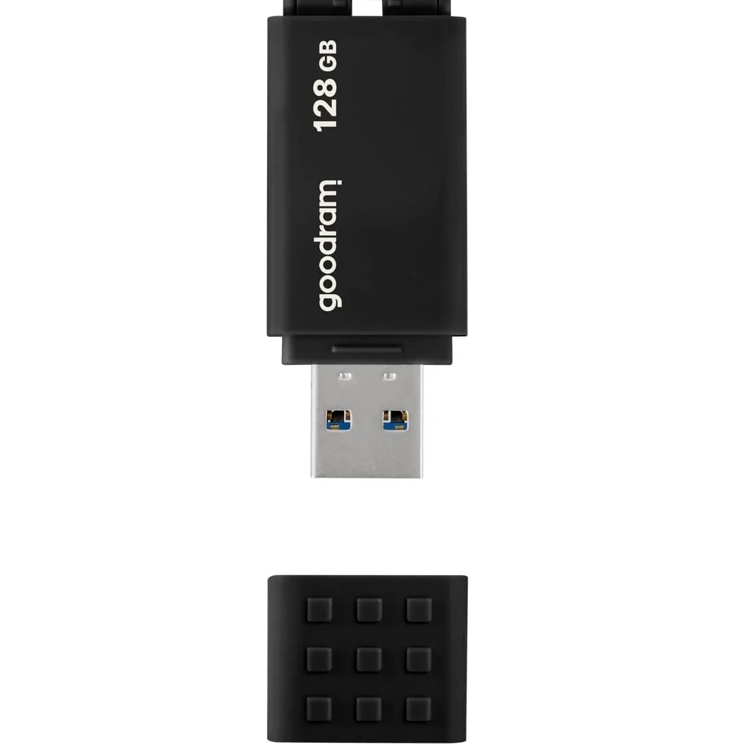 Флеш-накопичувач USB3.2 128GB Goodram UME3 Black (UME3-1280K0R11) - зображення 1