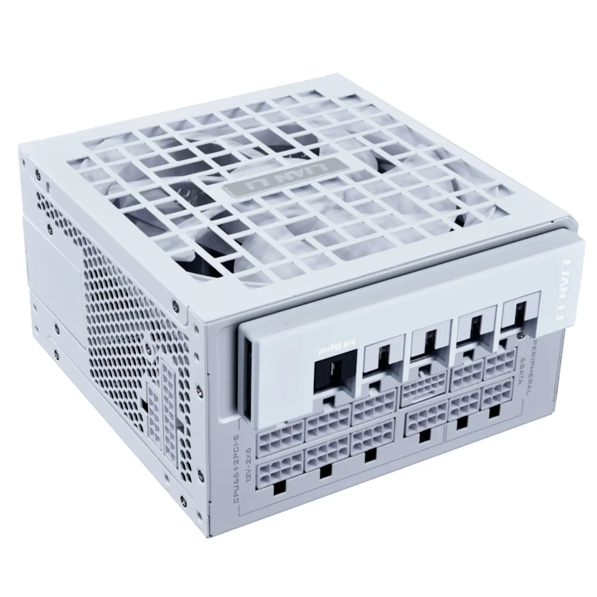 Блок живлення Lian Li RS Gold 1200 White with Hub, EU Cord (G9P.RS1200G.WH00.EU) - мініатюра 6