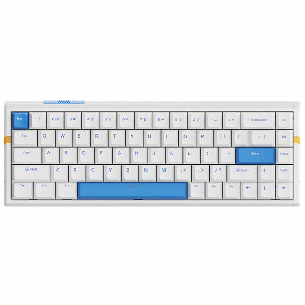 Клавіатура ATK RS6 Aluminum Hall Effect ENG White (ATK-RS6-WHT) - зображення 1