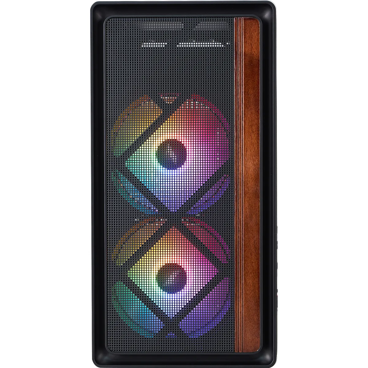 Корпус 1stPlayer WD1-BK-3F1 Black - мініатюра 10