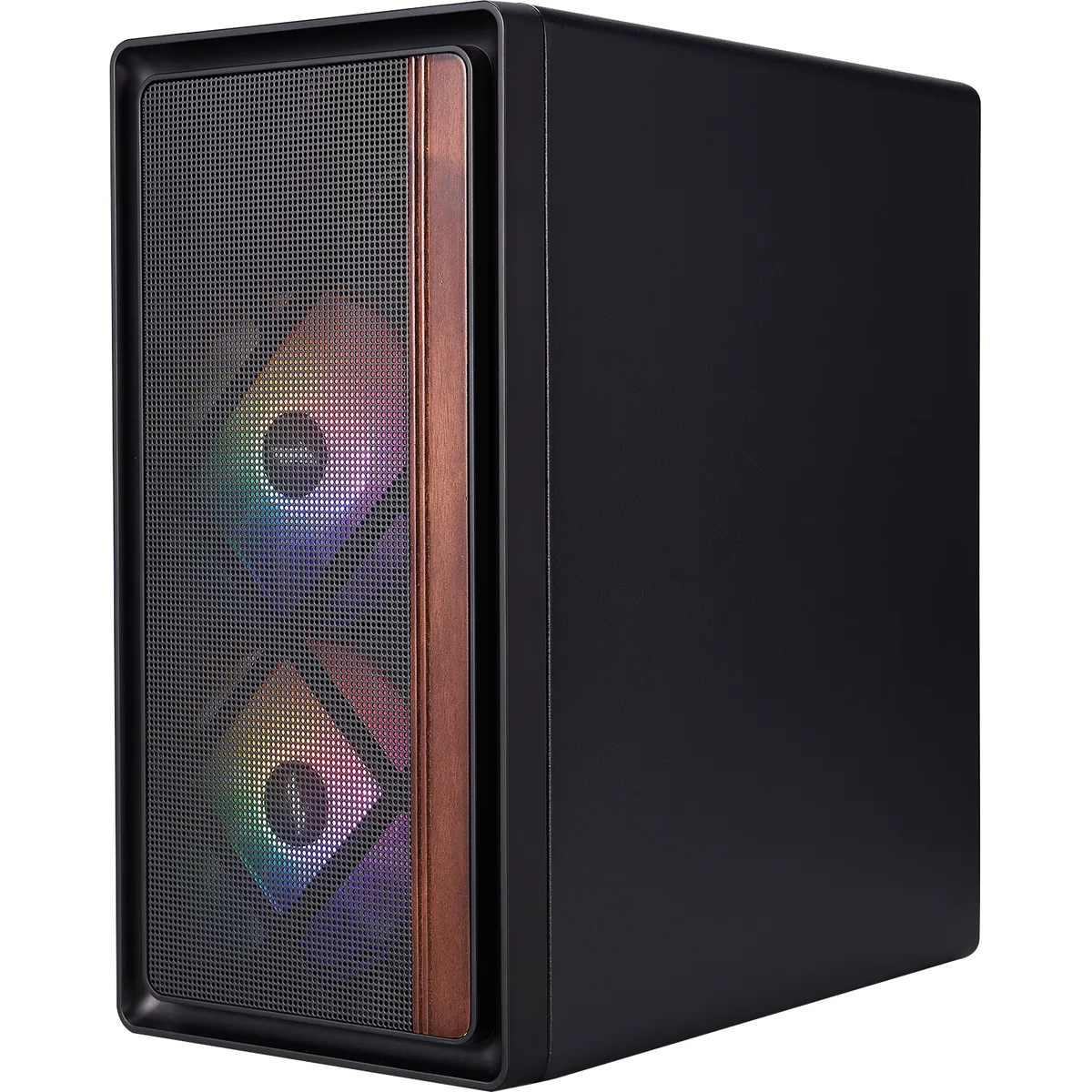Корпус 1stPlayer WD1-BK-3F1 Black - мініатюра 8