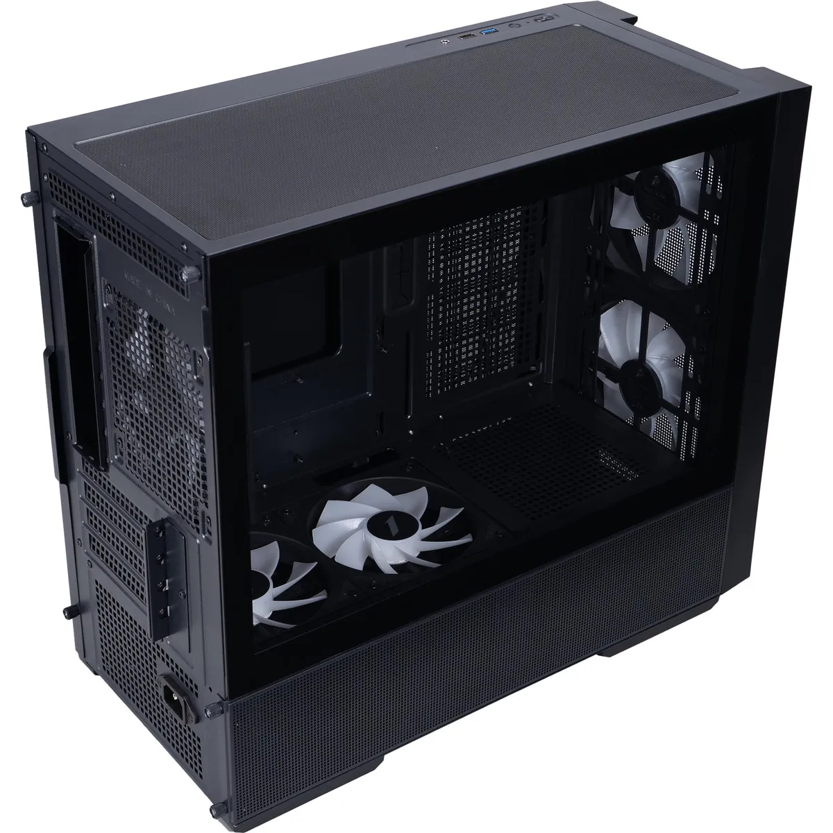 Корпус 1stPlayer AU6-BK-2FA7-14-2FA7R-1FA7 Black - мініатюра 2