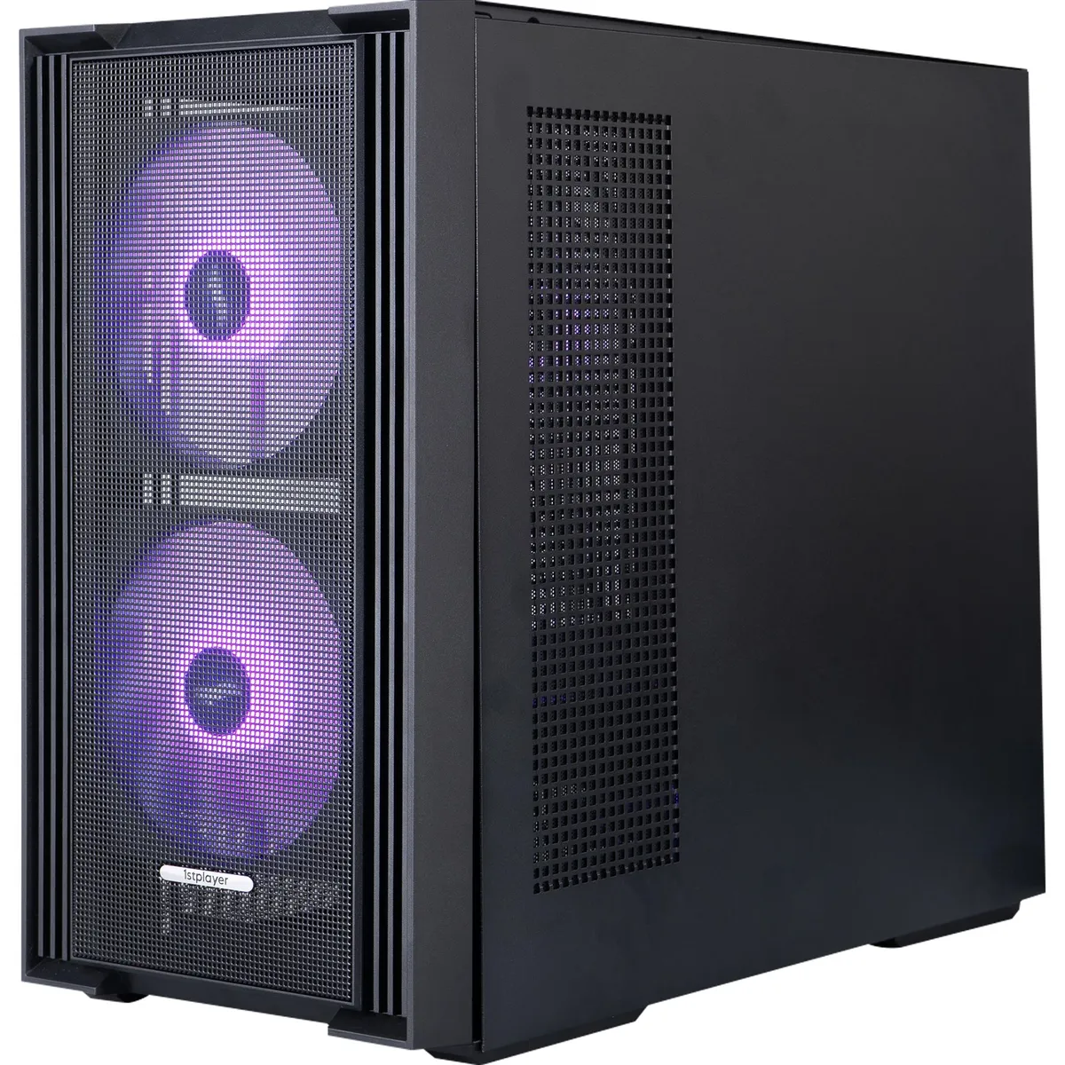 Корпус 1stPlayer AU6-BK-2FA7-14-2FA7R-1FA7 Black - мініатюра 3