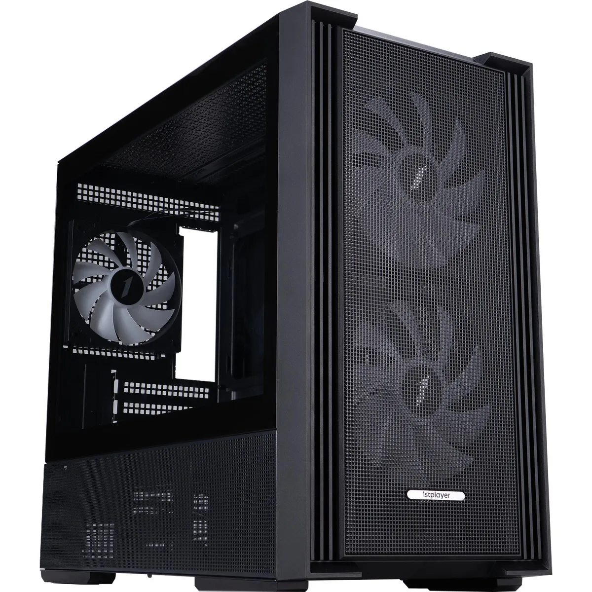 Корпус 1stPlayer AU6-BK-2FA7-14-2FA7R-1FA7 Black - мініатюра 5