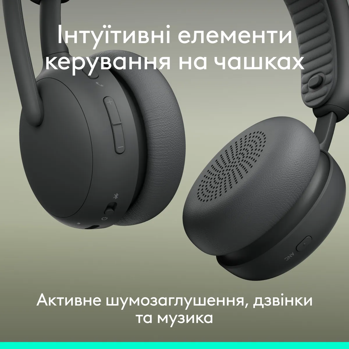 Bluetooth-гарнітура Logitech Zone Wireless 2 ES Graphite (981-001503) - мініатюра 8