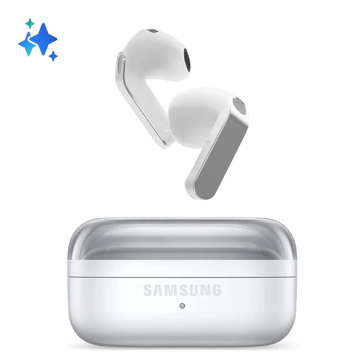 Bluetooth-гарнітура Samsung Galaxy Buds4 White (SM-R540NZWASEK) - мініатюра 5