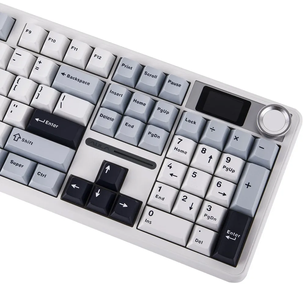 Клавіатура бездротова Aula F108 Pro White (6978080501318) - зображення 1