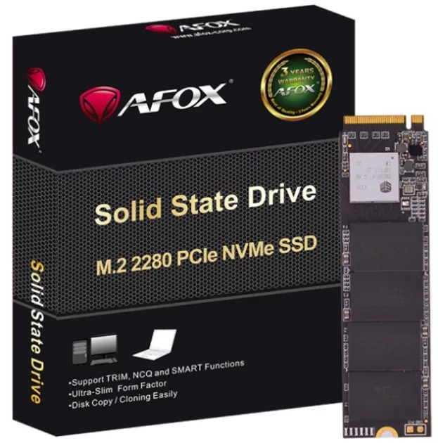 Накопичувач SSD 1TB Afox ME300 M.2 2280 NVMe PCIe 3.0 x4 3D NAND (ME300-1000GN) - мініатюра 3