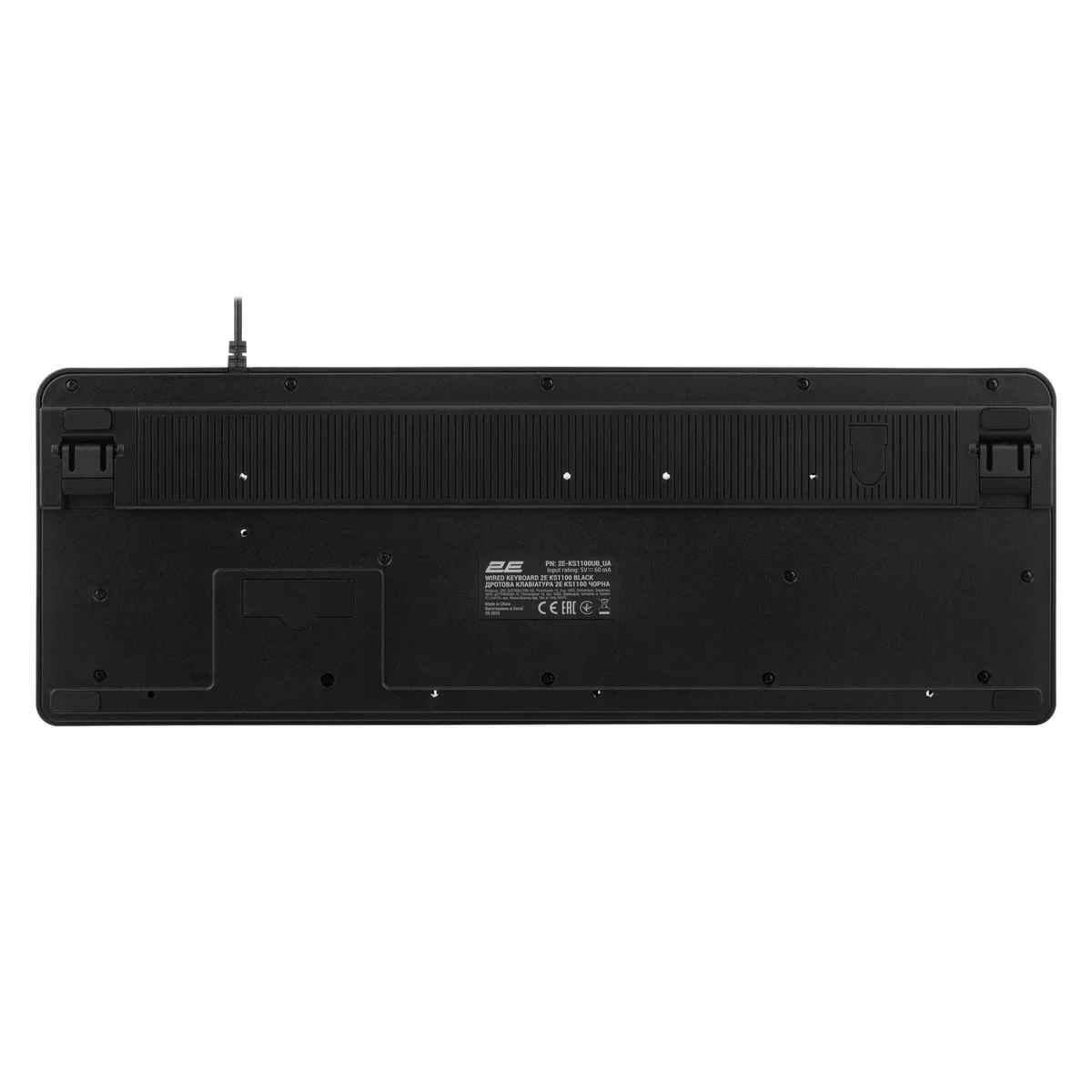 Клавіатура 2E KS1100 Black (2E-KS1100UB_UA) - мініатюра 3
