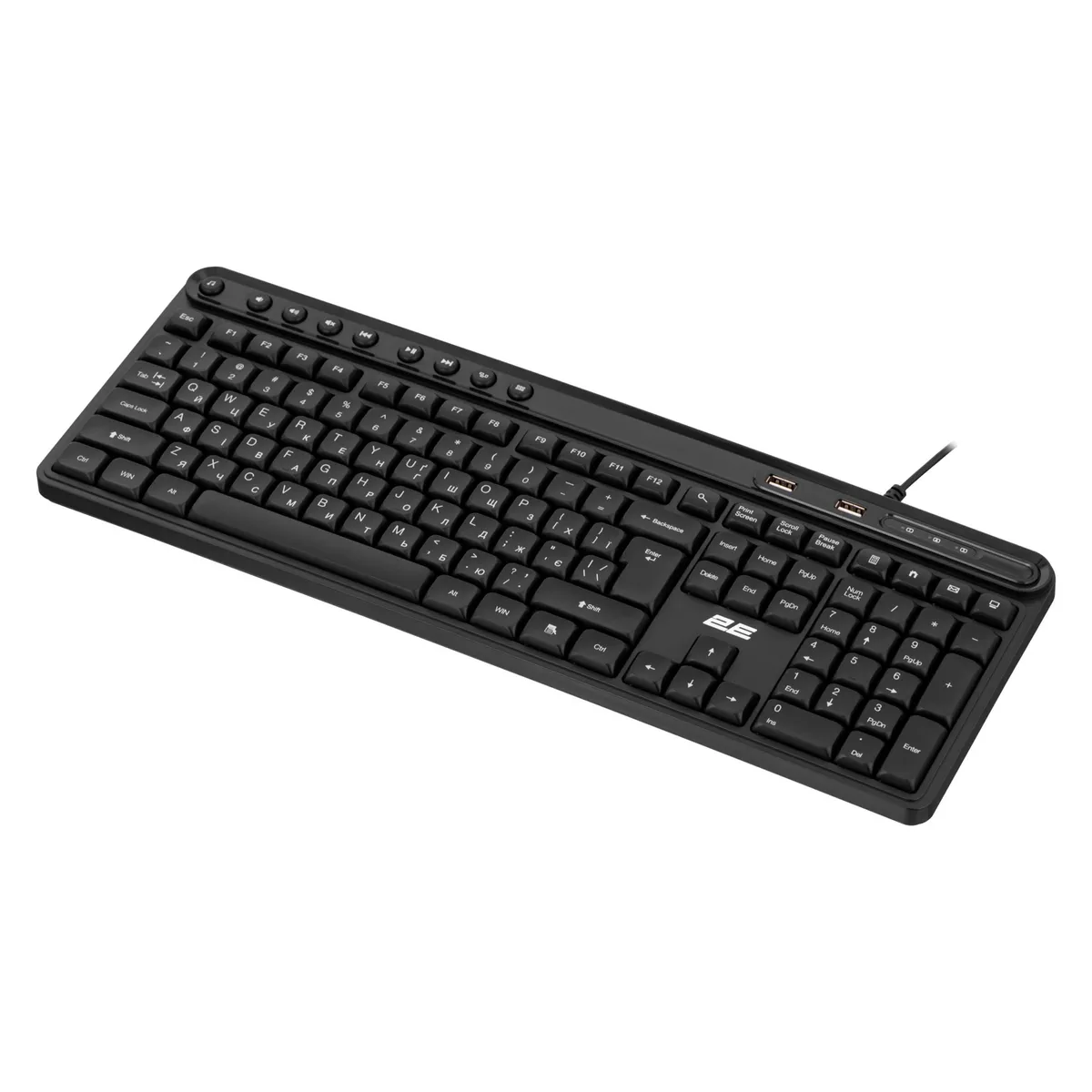 Клавіатура 2E KS1100 Black (2E-KS1100UB_UA) - мініатюра 4