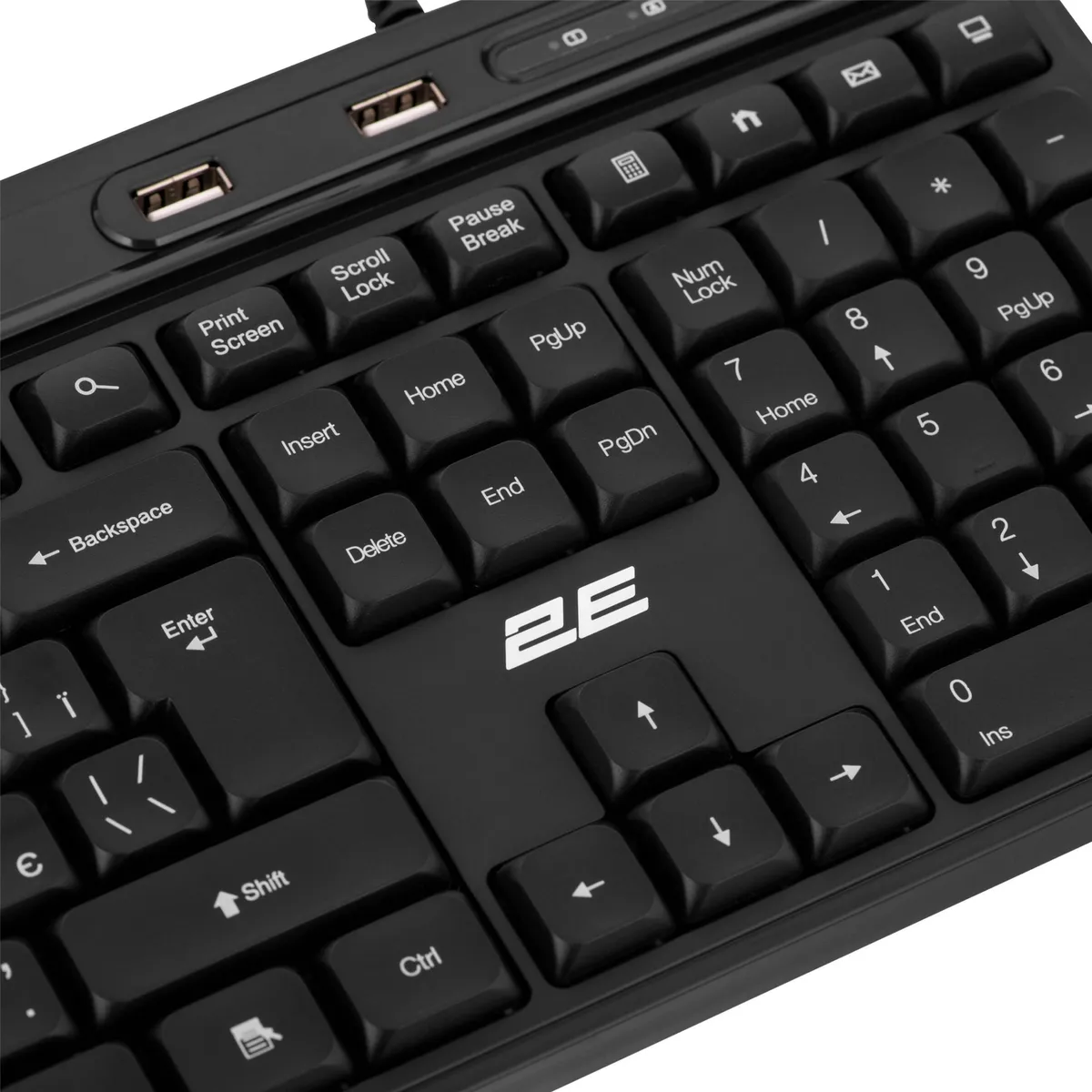 Клавіатура 2E KS1100 Black (2E-KS1100UB_UA) - мініатюра 5