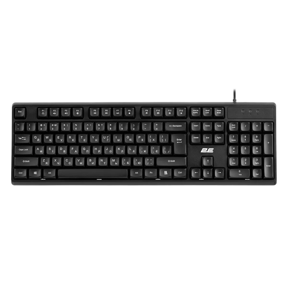 Клавіатура 2E KS131 Black (2E-KS131UB_UA) - мініатюра 2