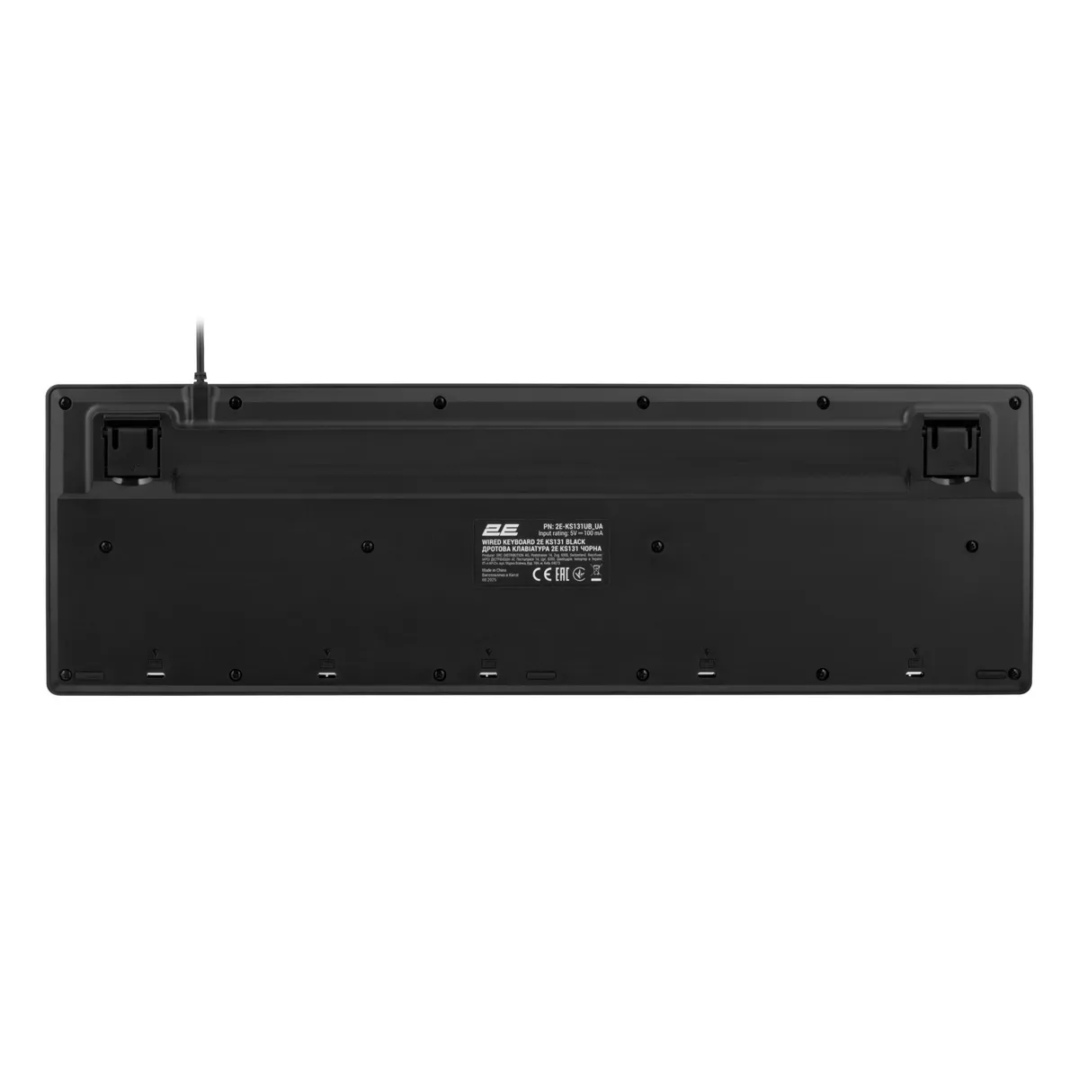 Клавіатура 2E KS131 Black (2E-KS131UB_UA) - мініатюра 3