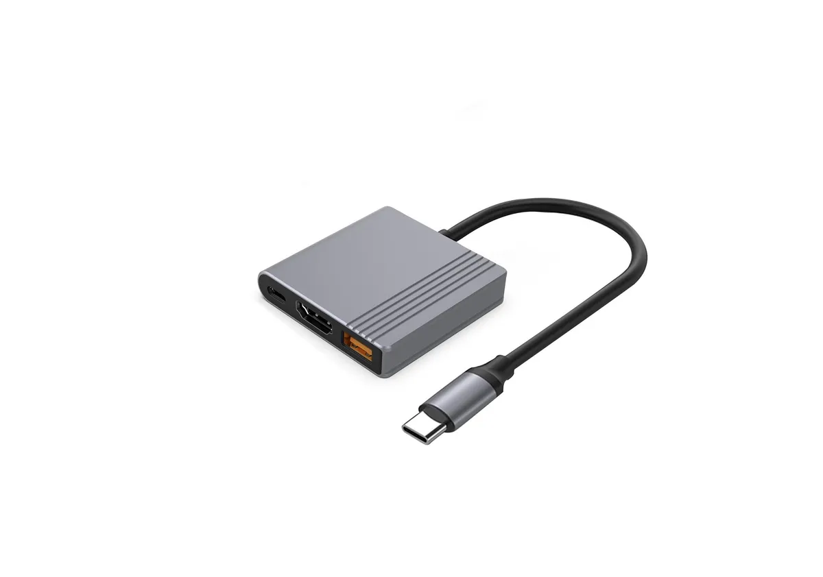 Док-станція Cablexpert USB-C 3-в-1 (A-CM-COMBO3-05) - мініатюра 2