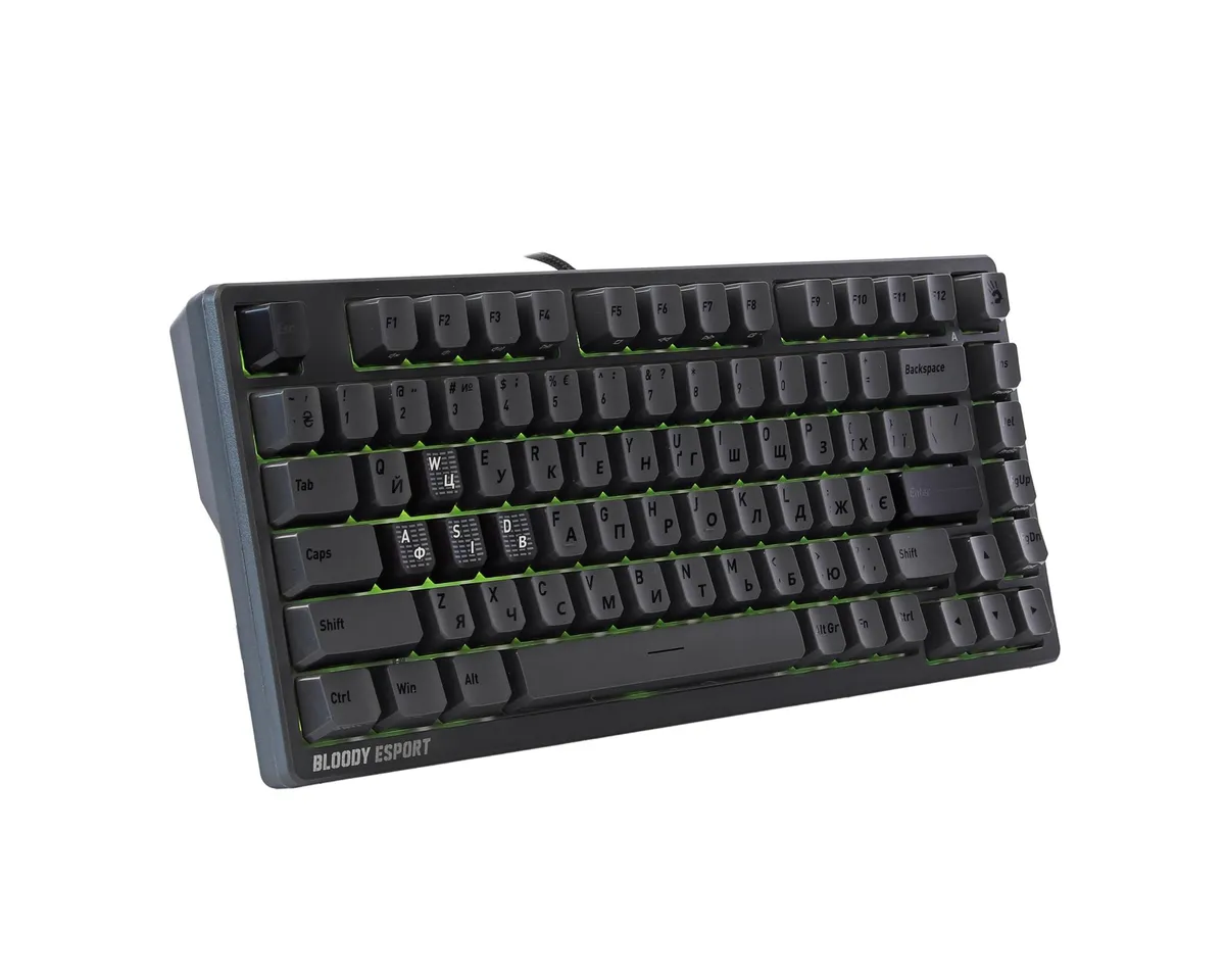 Клавіатура Bloody MS76 Iron Grey - мініатюра 2