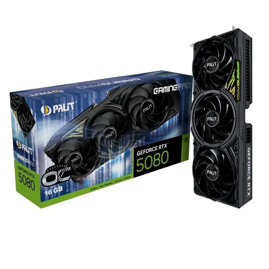 Відеокарта GF RTX 5080 16GB GDDR7 GamingPro OC V1 Palit (NE75080S19T2-GB2031Y) - мініатюра 11