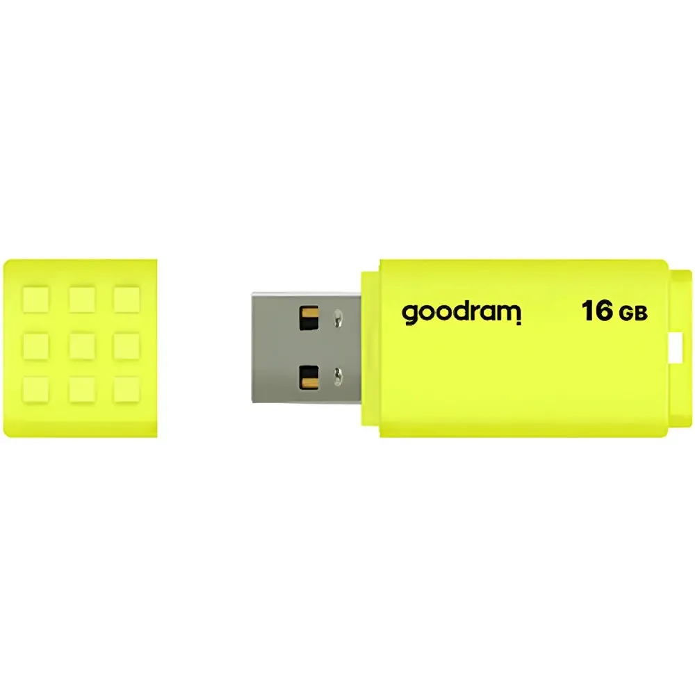 Флеш-накопичувач USB2.0 16GB Goodram UME2 Yellow (UME2-0160Y0R11) - мініатюра 2