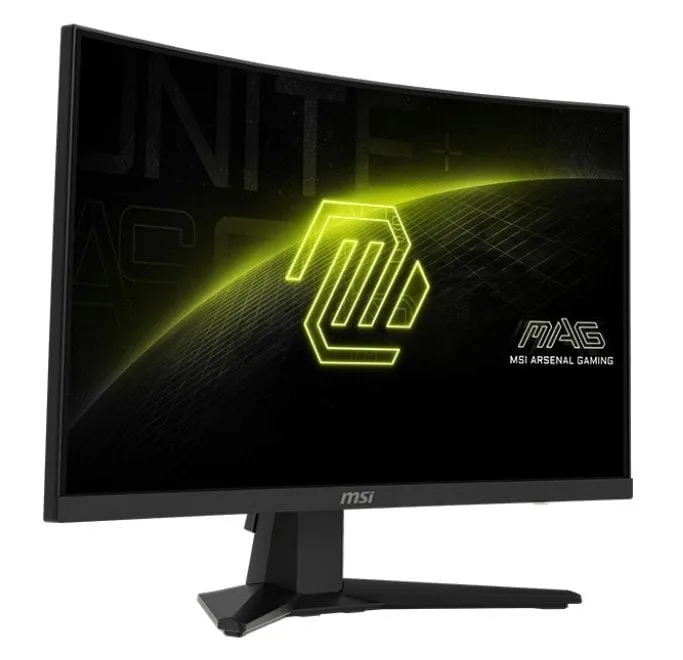 Монітор MSI 23.6" MAG 242C VA Black Curved 180Hz - мініатюра 2