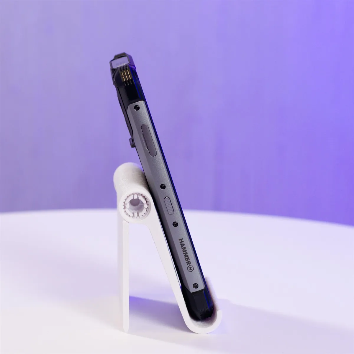 Смартфон myPhone Hammer Construction 6/128GB Silver (5902983620365) - мініатюра 4