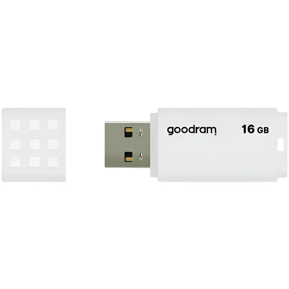 Флеш-накопичувач USB2.0 16GB Goodram UME2 White (UME2-0160W0R11) - мініатюра 2