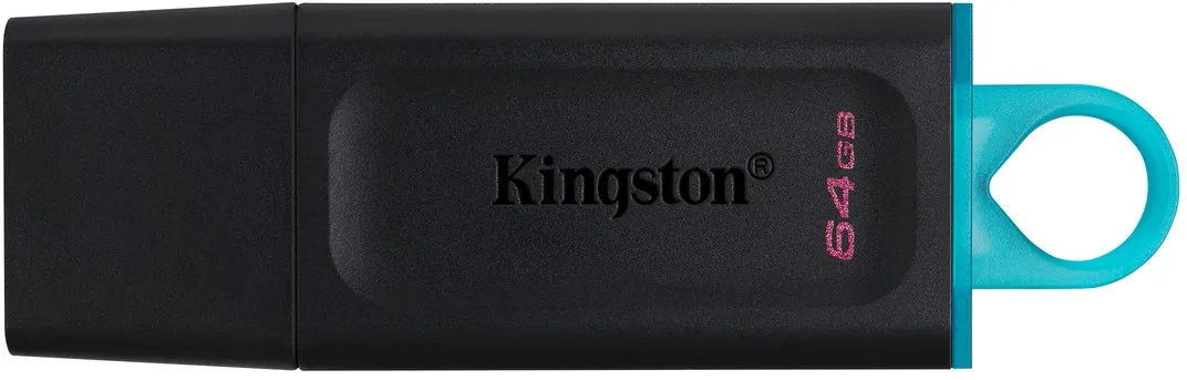 USB флеш накопичувач Kingston 64GB DataTraveler Exodia Black/Teal USB 3.2 (DTX/64GB) - мініатюра 2