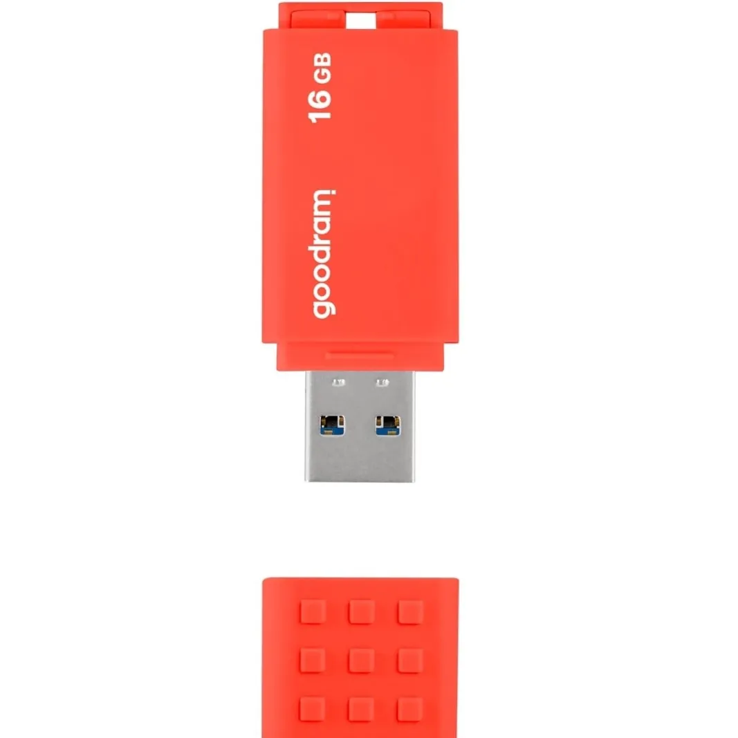 Флеш-накопичувач USB3.2 16GB Goodram UME3 Orange (UME3-0160O0R11) - зображення 1