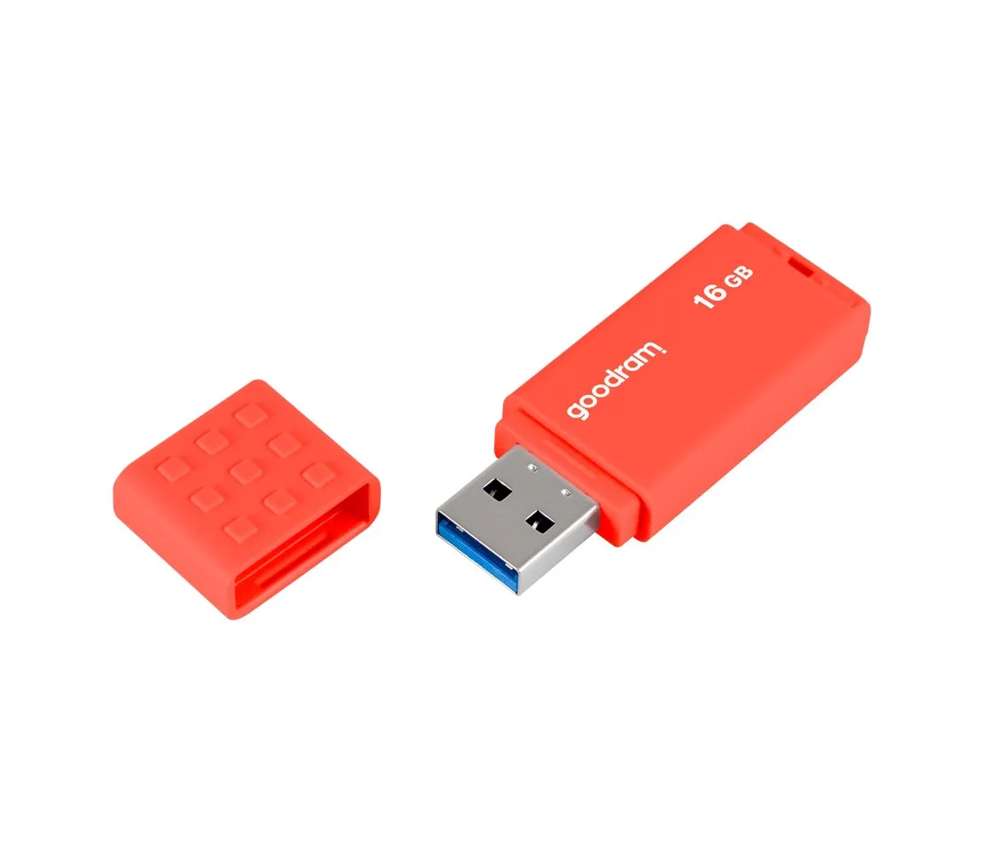 Флеш-накопичувач USB3.2 16GB Goodram UME3 Orange (UME3-0160O0R11) - мініатюра 3