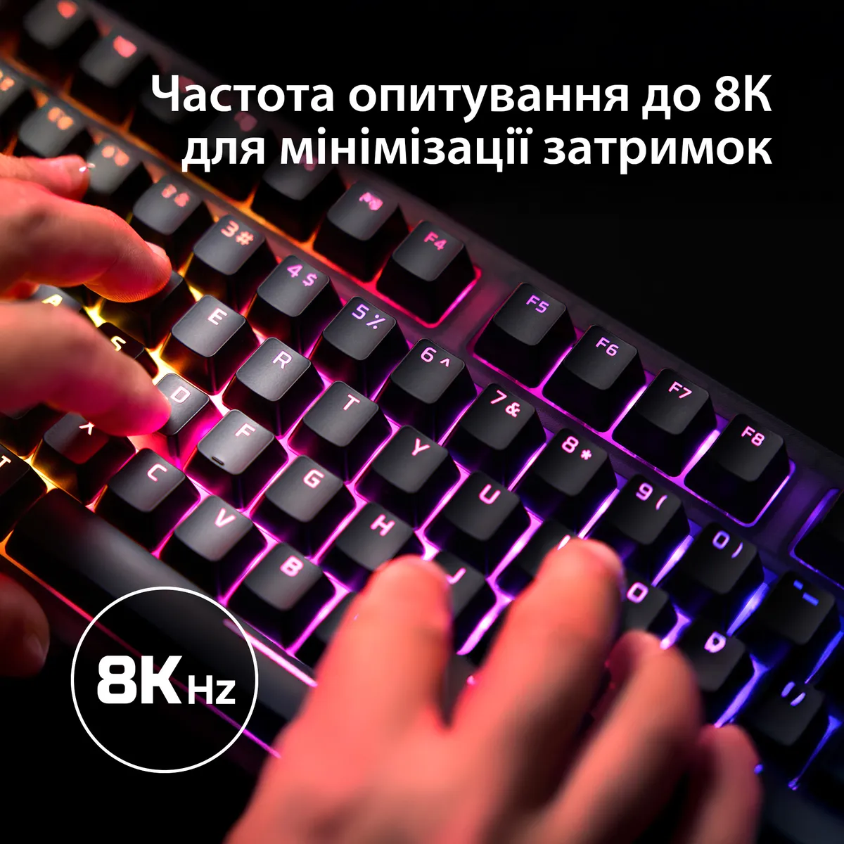 Клавіатура HyperX Origins 2 1800 HX Red USB Black (B4QS4AA) - мініатюра 13