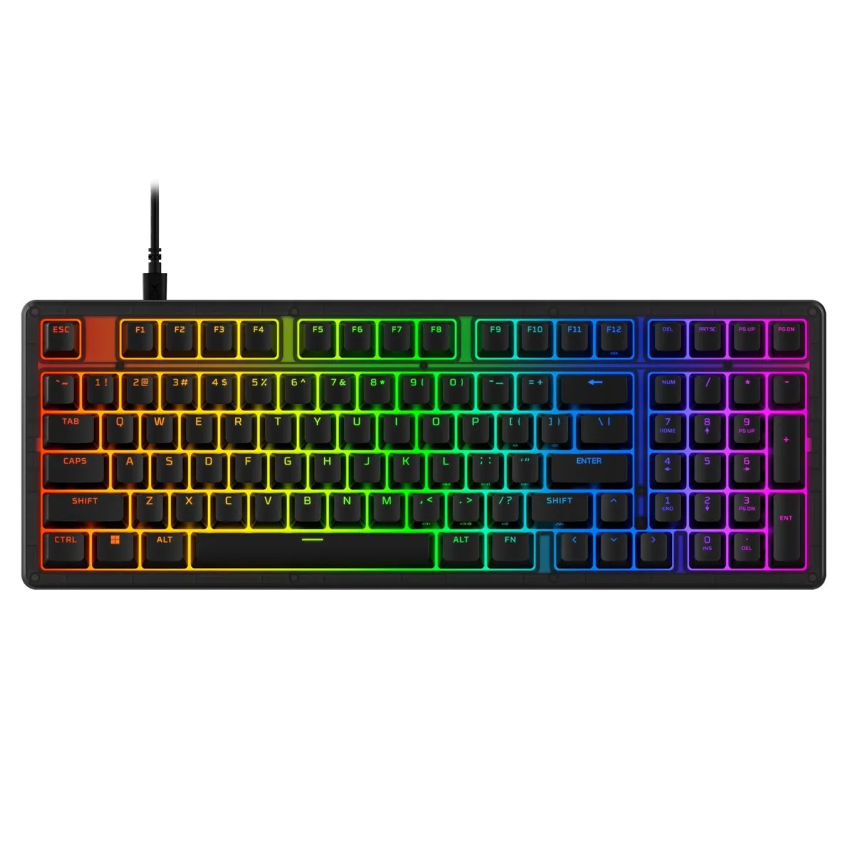Клавіатура HyperX Origins 2 1800 HX Red USB Black (B4QS4AA) - мініатюра 19