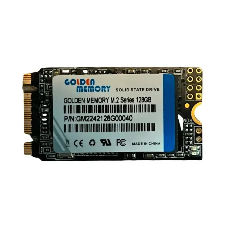 Накопичувач SSD 128GB Golden Memory M.2 2242 SATA III 3D NAND TLC (GM2242128G)