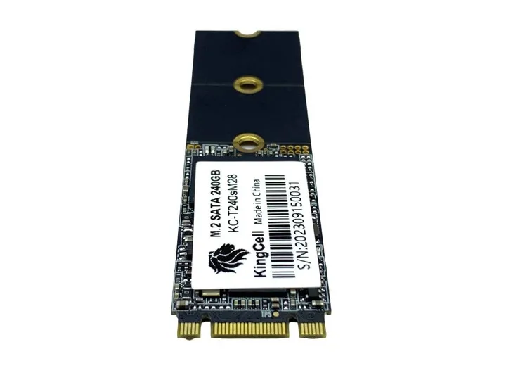 Накопичувач SSD 240GB KingCell M.2 2242 SATA III 3D NAND TLC (KC-T240sM28-M) - мініатюра 2