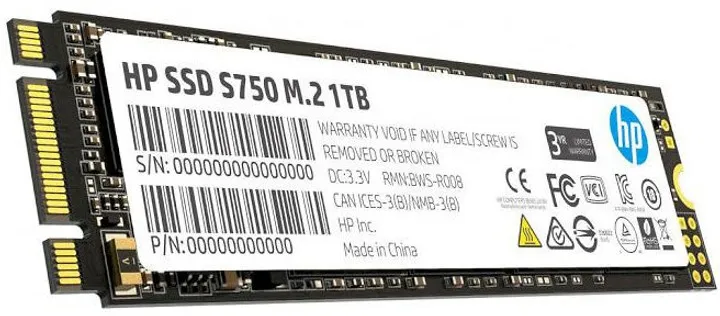 Накопичувач SSD 1TB HP S750 M.2 2280 3D NAND (16L57AA) - зображення 1