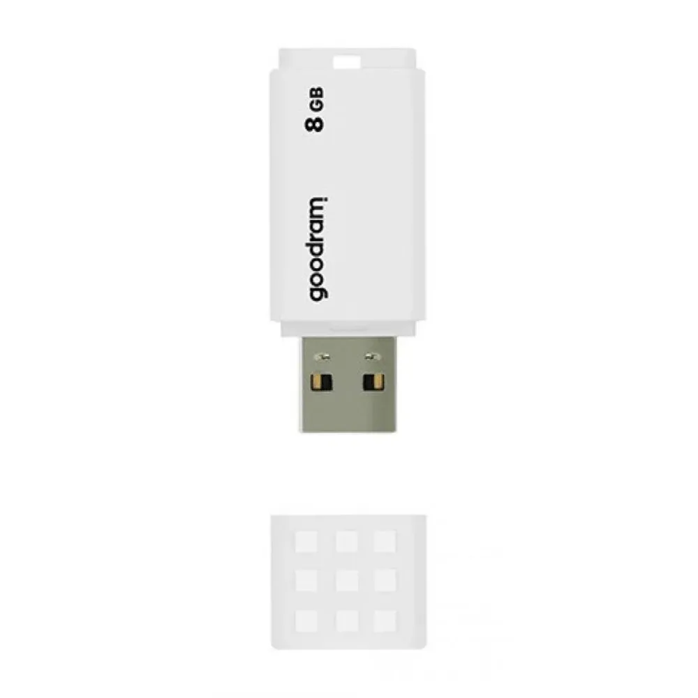 Флеш-накопичувач USB2.0  8GB Goodram UME2 White (UME2-0080W0R11) - зображення 1
