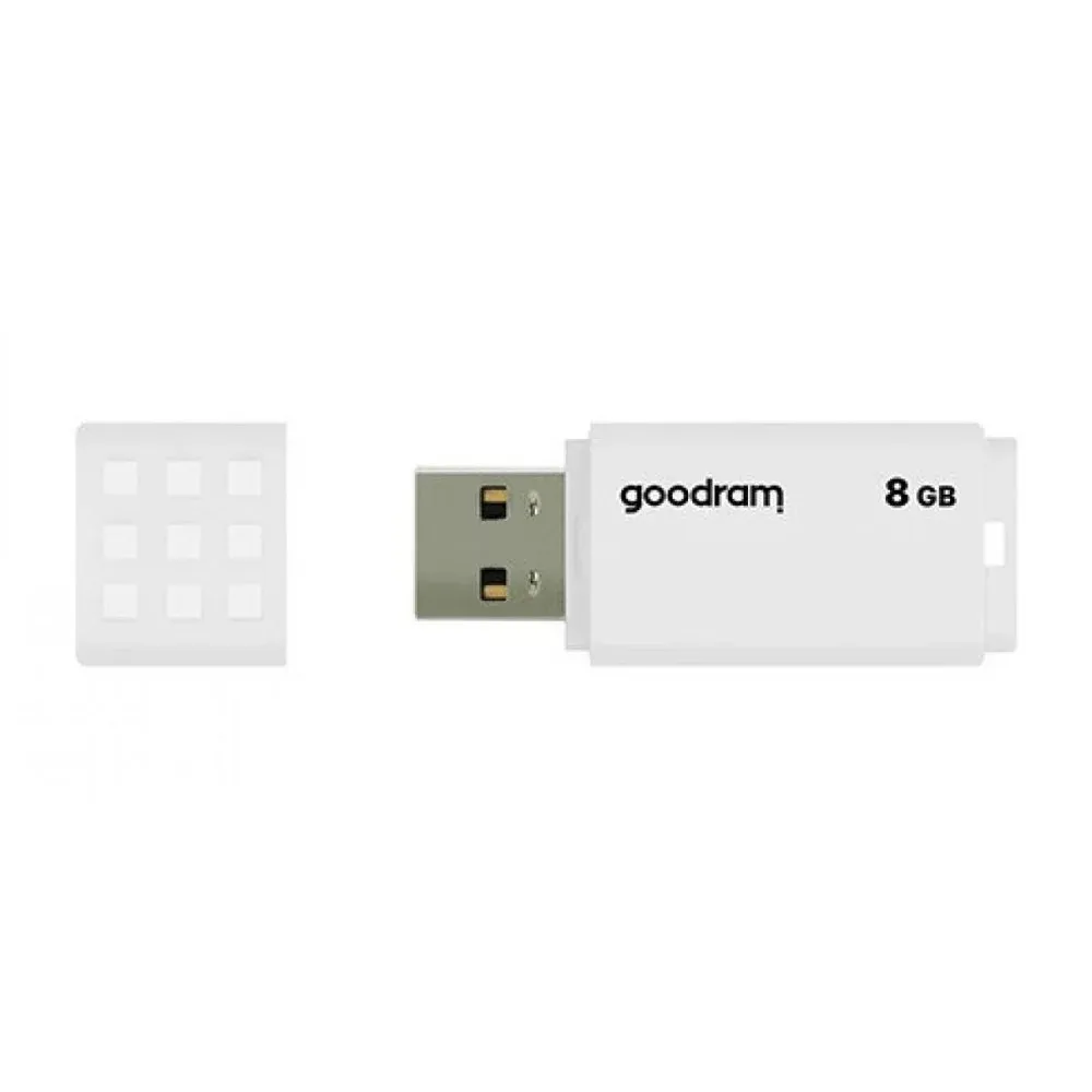 Флеш-накопичувач USB2.0  8GB Goodram UME2 White (UME2-0080W0R11) - мініатюра 2