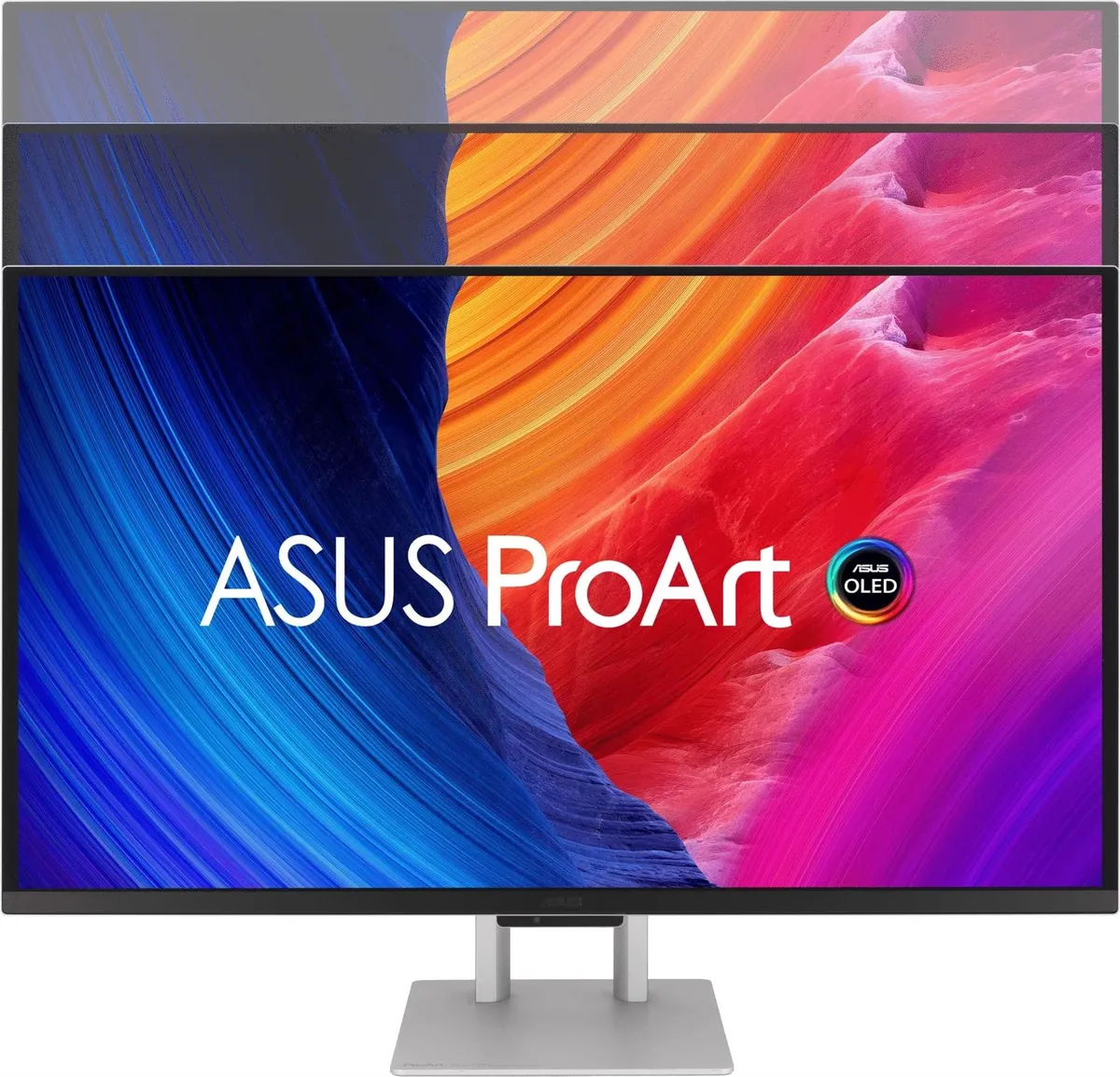 Монітор Asus 26.5" ProArt PA27UCDMR (90LM04NE-B01K71) OLED Silver/Black 240Hz - мініатюра 3