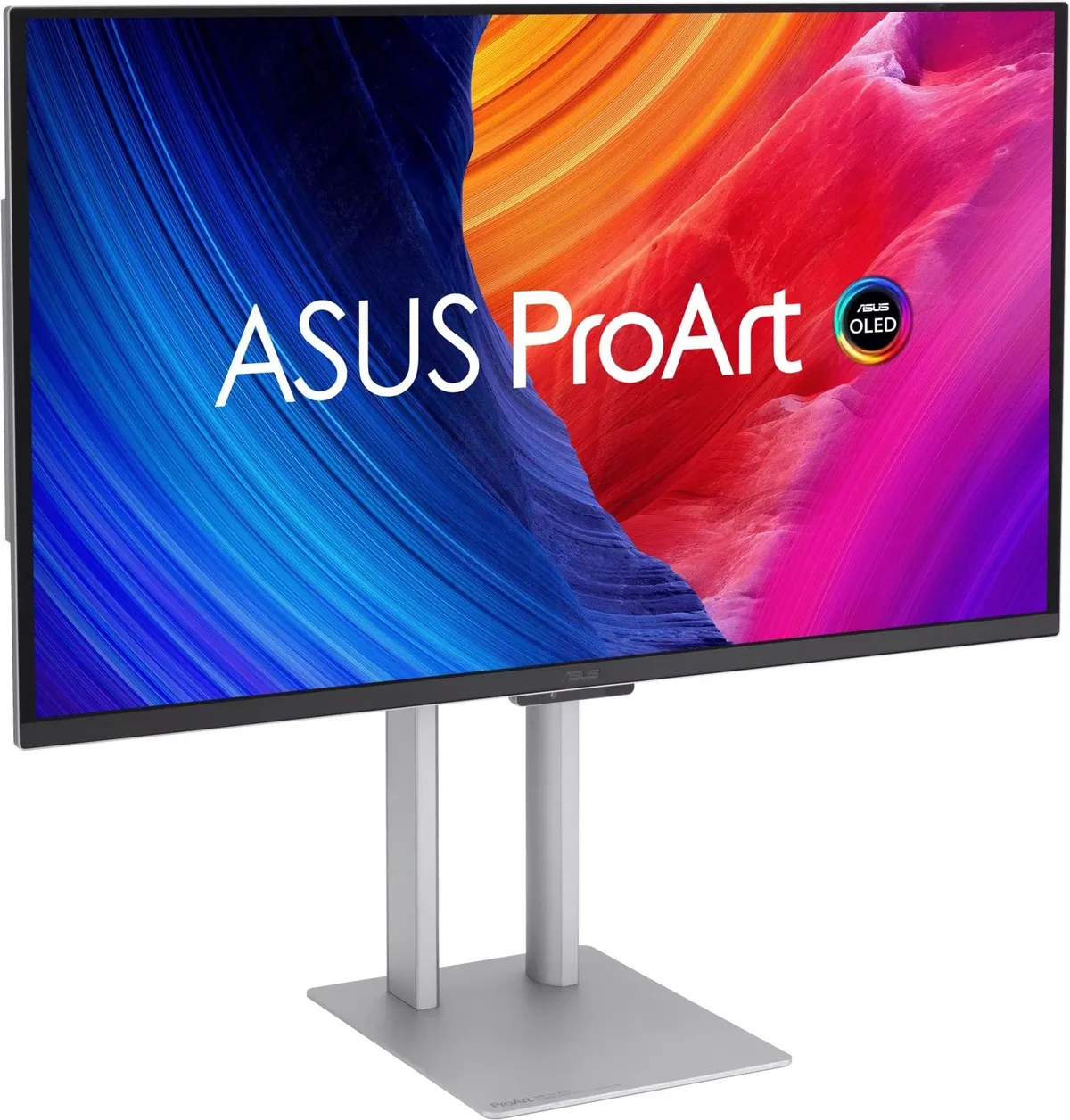 Монітор Asus 26.5" ProArt PA27UCDMR (90LM04NE-B01K71) OLED Silver/Black 240Hz - мініатюра 6