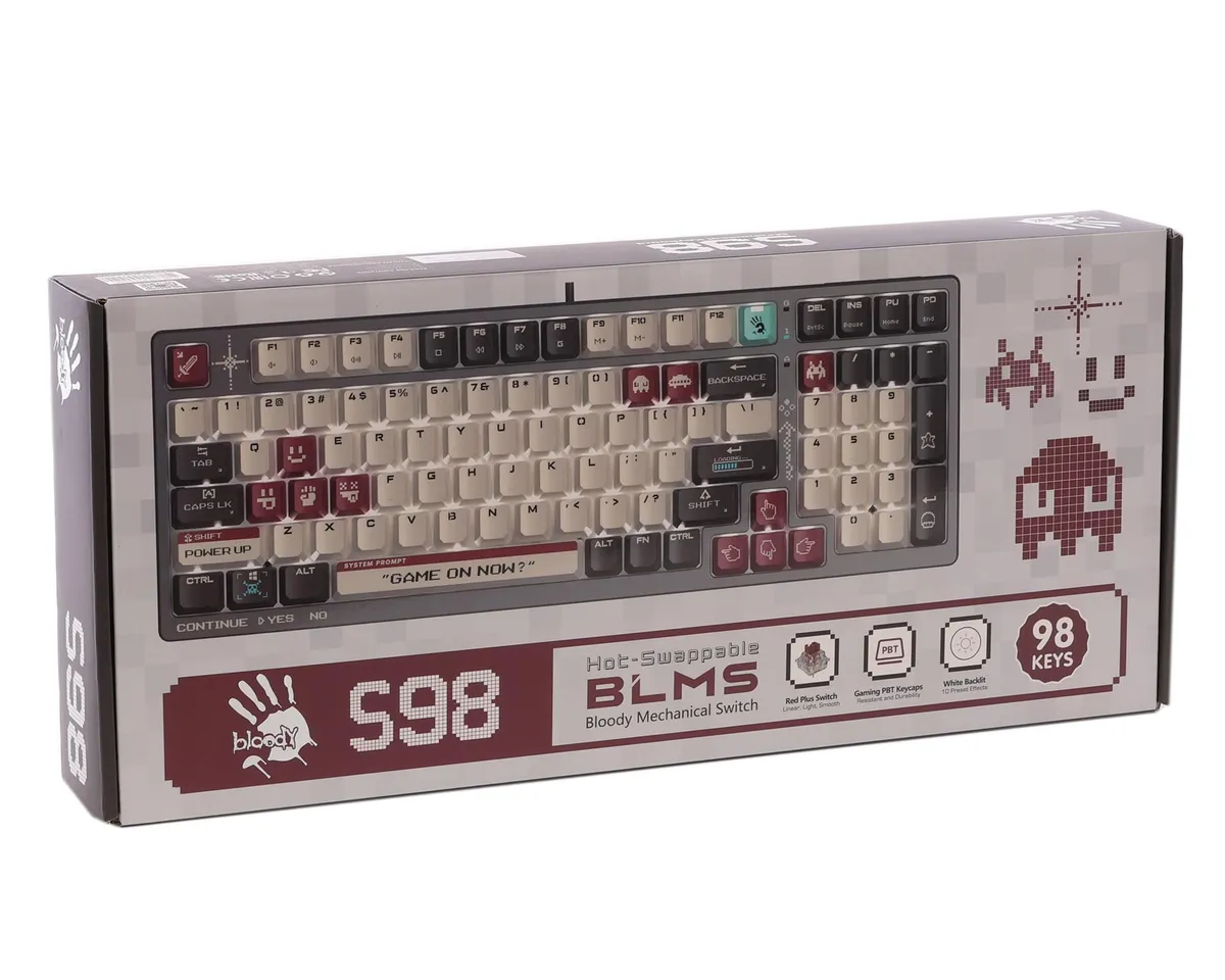 Клавіатура Bloody S98 Pixels Red - мініатюра 2