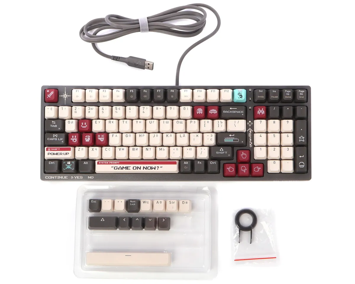 Клавіатура Bloody S98 Pixels Red - мініатюра 3