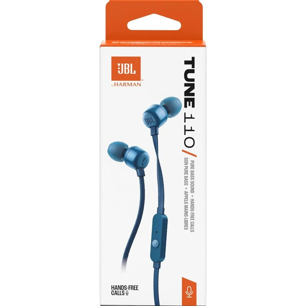 Гарнітура JBL Tune 110 Eco Blue (JBLT110BLUE) - мініатюра 7