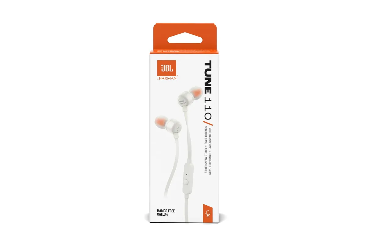 Гарнітура JBL Tune 110 Eco White (JBLT110WHTE) - мініатюра 3
