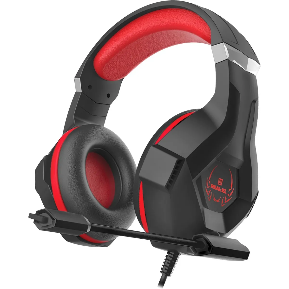 Гарнітура REAL-EL GDX-7575 Black/Red - зображення 1