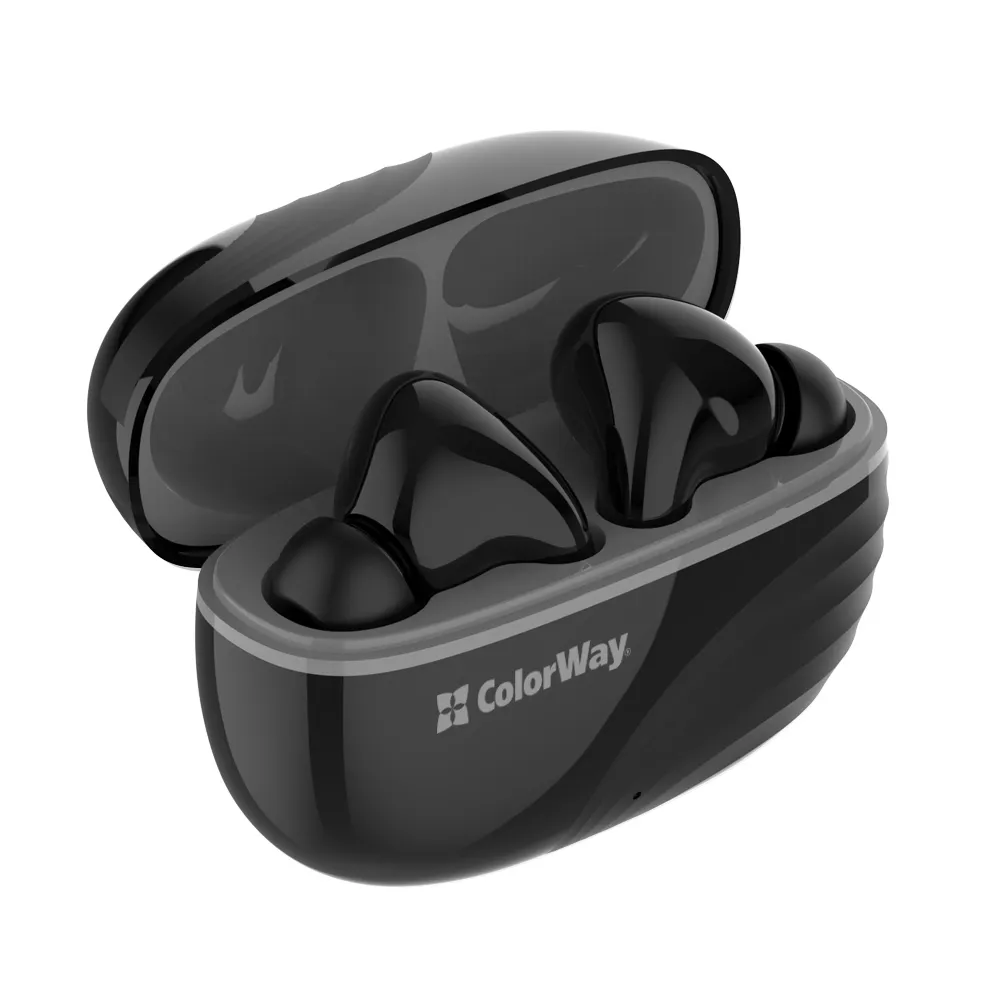 Bluetooth-гарнітура СolorWay Slim TWS-5 Earbuds Black (CW-TWS5BK) - мініатюра 12