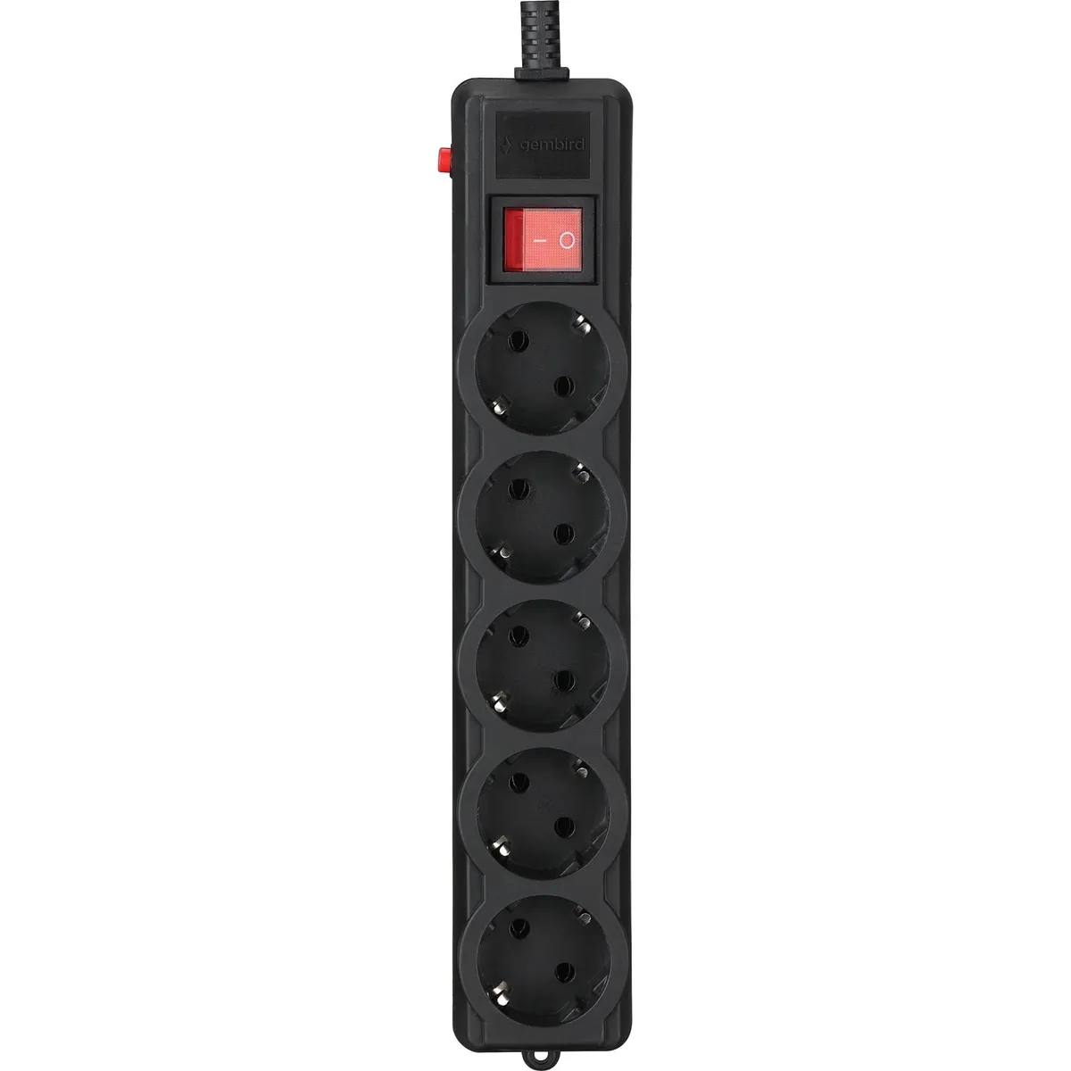 Фільтр живлення Gembird Pro (SPG5-G-15B-PRO) 5 розеток, 4.5м, чорний - мініатюра 5