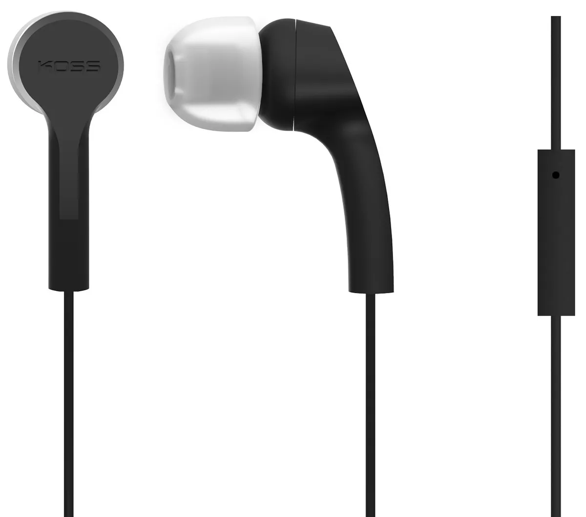 Гарнітура KOSS KEB9iK Mic Black (192526.101) - зображення 1