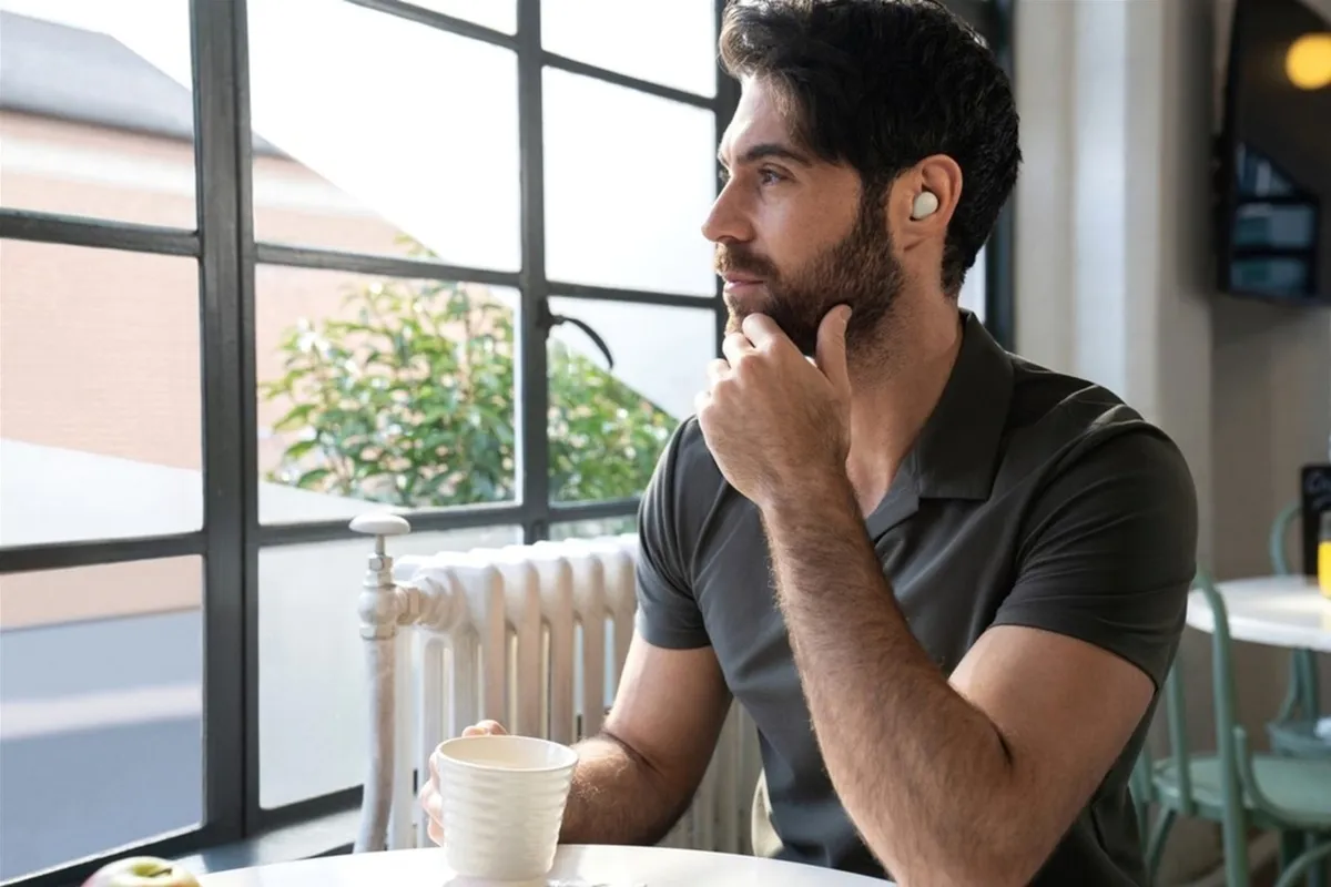Bluetooth-гарнітура Sony WF-1000XM5 Platinum Silver (WF1000XM5S.CE7) - мініатюра 7
