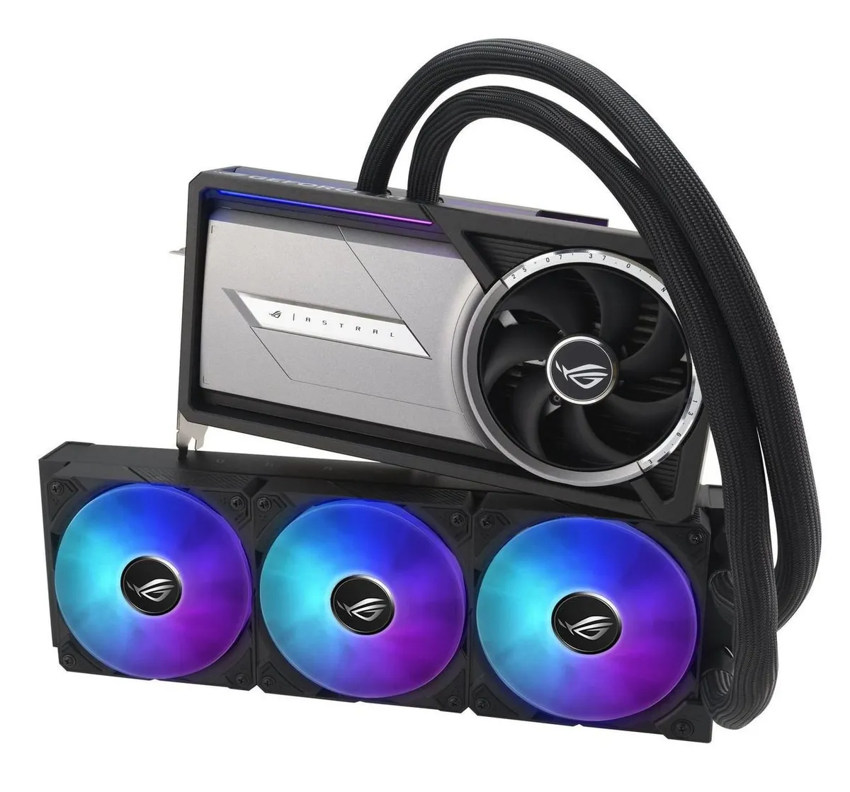 Відеокарта GF RTX 5090 32GB GDDR7 ROG Astral LC Gaming OC Asus (ROG-ASTRAL-LC-RTX5090-O32G-GAMING) - мініатюра 4