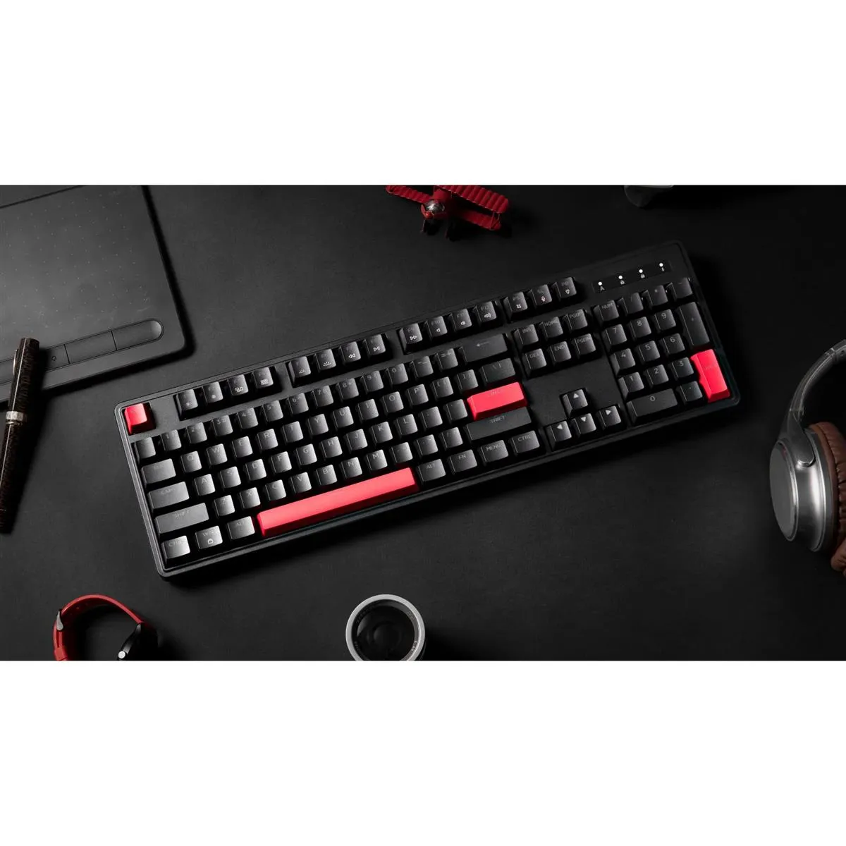 Клавіатура Lemokey X3 Keychron Mechanical Red Switch UA Black (X3-H1-UA) - мініатюра 4