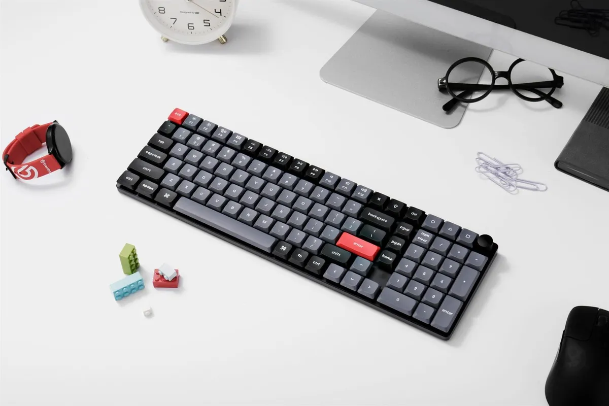 Клавіатура бездротова Keychron K17 Pro, Gateron MX 2.0 Brown, Hot-Swap, RGB UA Black (K17P-H3-UA) - мініатюра 6