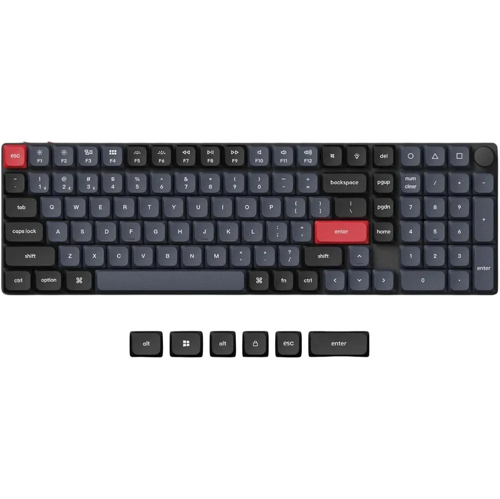 Клавіатура бездротова Keychron K17 PRO 100Key (K17P-H2-UA) - мініатюра 9