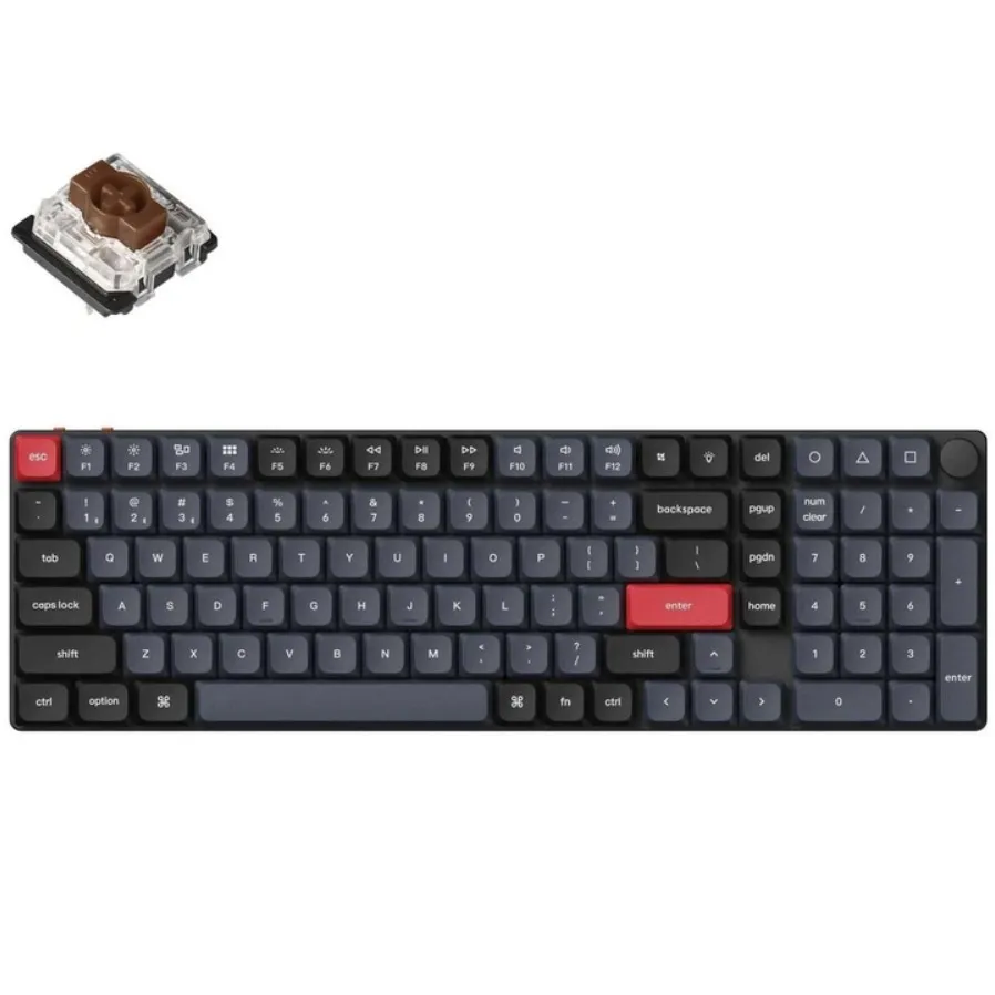 Клавіатура бездротова Keychron K17 PRO 100Key (K17P-B3-UA) - мініатюра 6